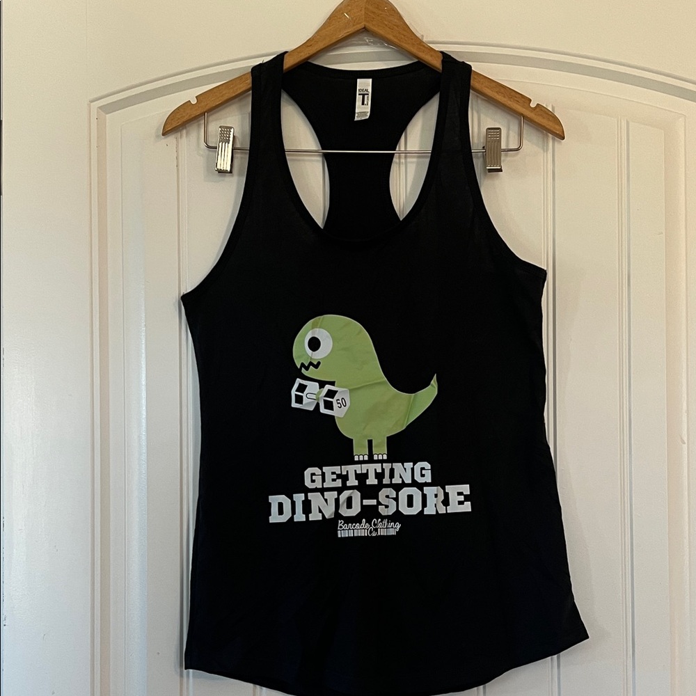 Getting Dino-Sore  Workout Tank Top Large